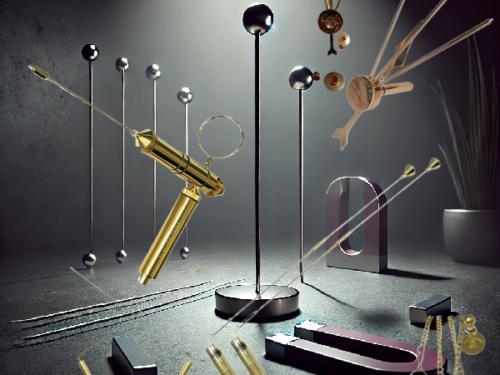 Αποφόρτιση Βεργών & Εκκρεμή με Μαγνήτες