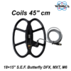 Whites Coil 18×15″ S.E.F. Butterfly DFX, MXT, M6