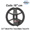 Whites Coil 7″ Ultimate Prizm, Treasure Master, Treasure Pro