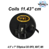 Whites coil 4.5″ x 7″ Elliptical DD DFX, MXT, M6