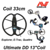 Minelab Explorer, E-Trac, Quattro DD 13