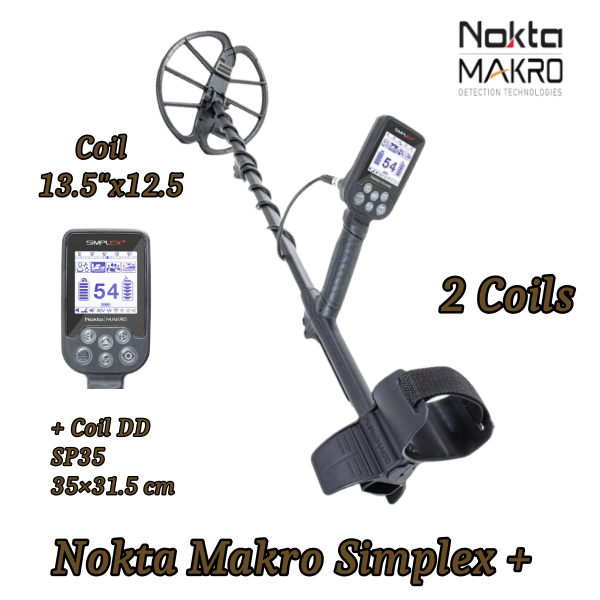Simplex +Nokta Makro -2 Coils SP35 35×31.5 cm / 13.5″x12.5″ Πηνίο | www ...